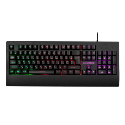 2E GAMING Keyboard KG330 LED USB Black