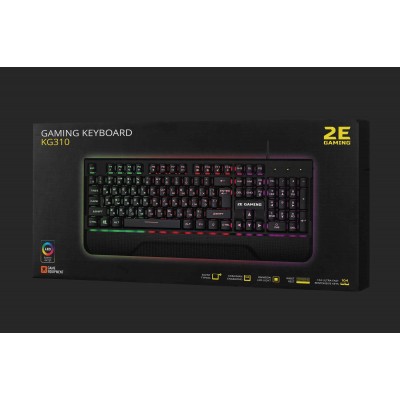 2E Gaming keyboard  KG310 LED USB Black