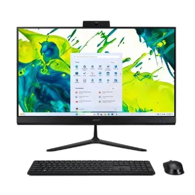 Acer AIO Aspire C24-2G/ 23.8" FHD IPS 120Hz/ AMD Ryzen 5 7430U/ 16GB/ 512GB SSD/ WL KM/ Black Acer AIO Aspire C24-2G/ 23.8" FHD IPS 120Hz/ AMD Ryzen 5 7430U/ 16GB/ 512GB SSD/ WL KM/ Black