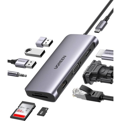 UGREEN USB-C 10-in-1 Multifunctional Adapter